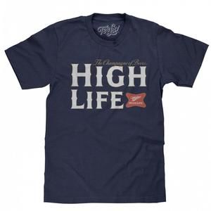 Miller High Life Logo Tshirt The Champion Of Beers